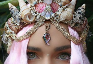 Mermaid crowns are definitely the new flower crowns