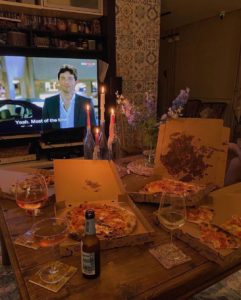 23. Have the most beautiful date night full of love, lust and pizza