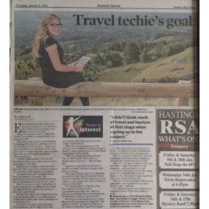 Travel techie's goal in the media