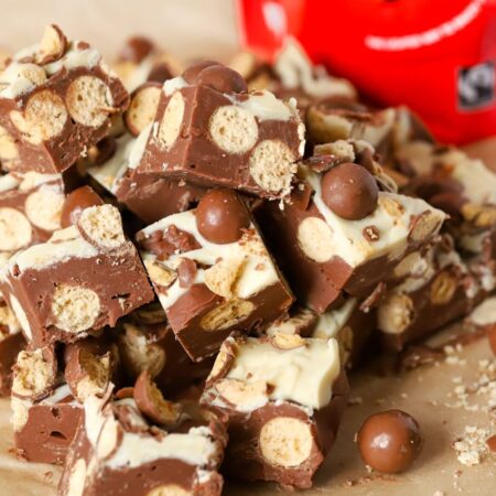 chocolate malteser fudge